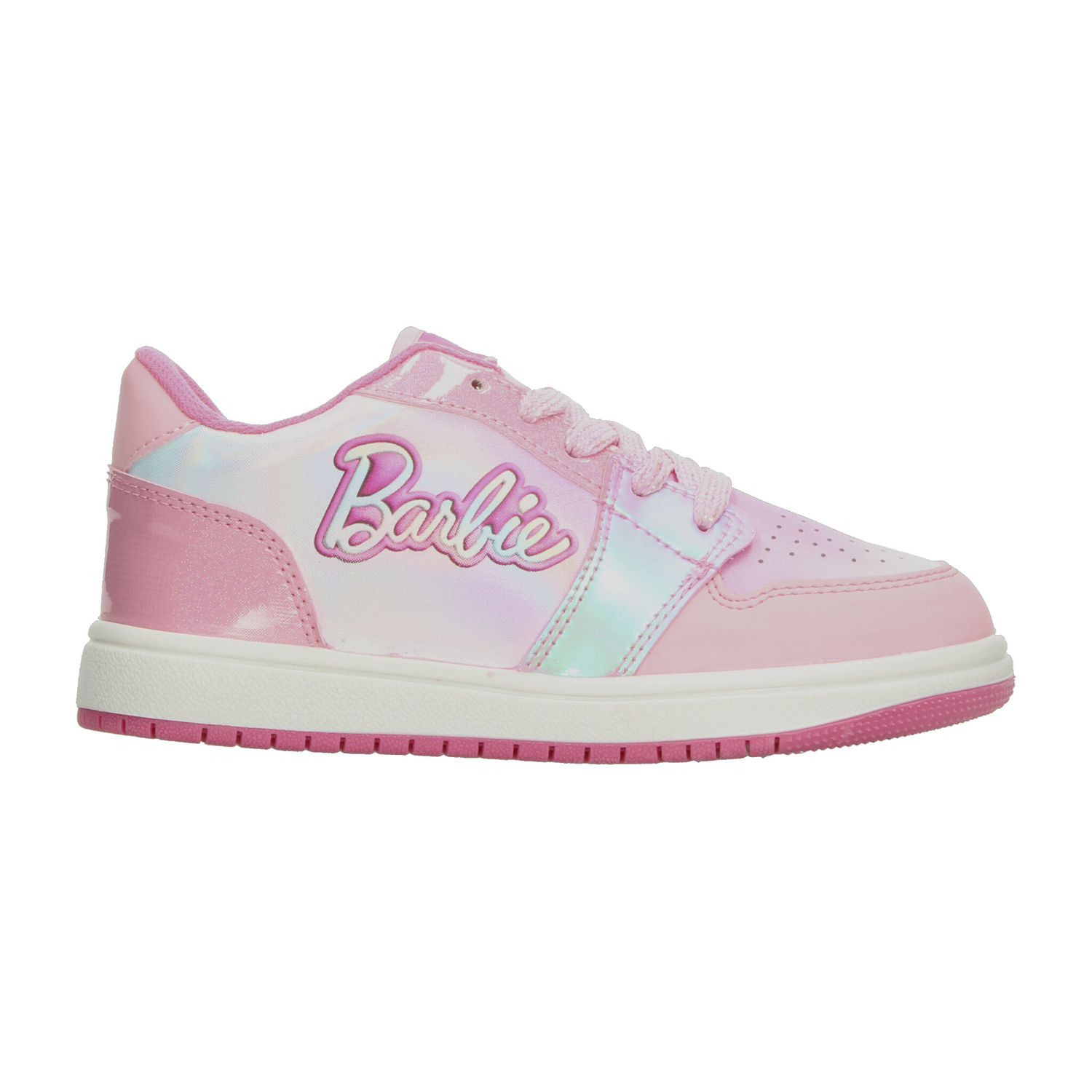 Tenis Barbie Niña Rosa Blanco Casual Mujer T22-25