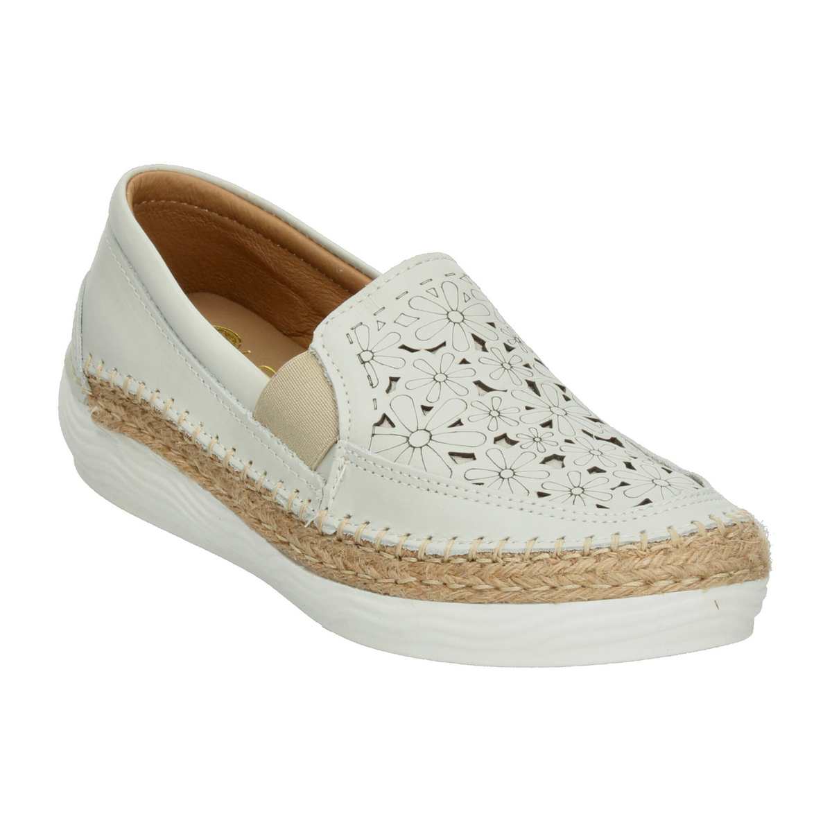 Zapato Lobo Solo Dama Blanco Confort Para Mujer, foto 4 de 10