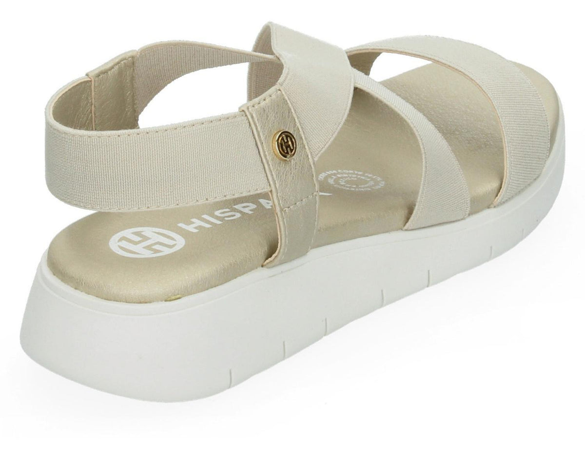 Sandalias Hispana Para Mujer 11454 Beige [his131], foto 4 de 10