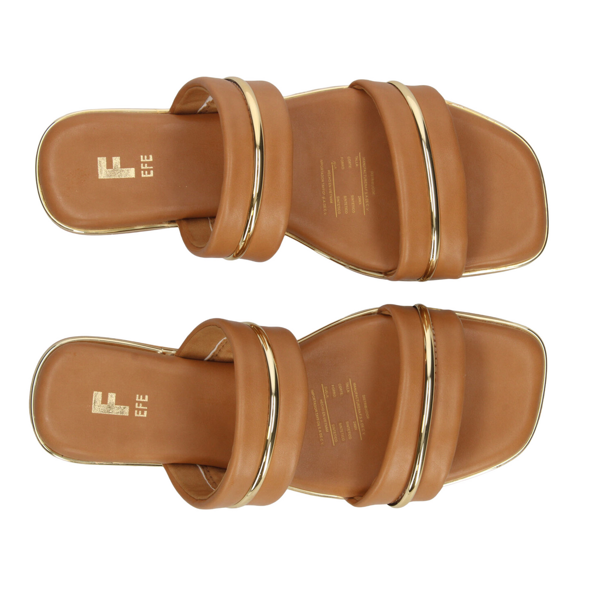 Sandalias Efe Dama Café Casual Para Mujer, foto 10 de 10