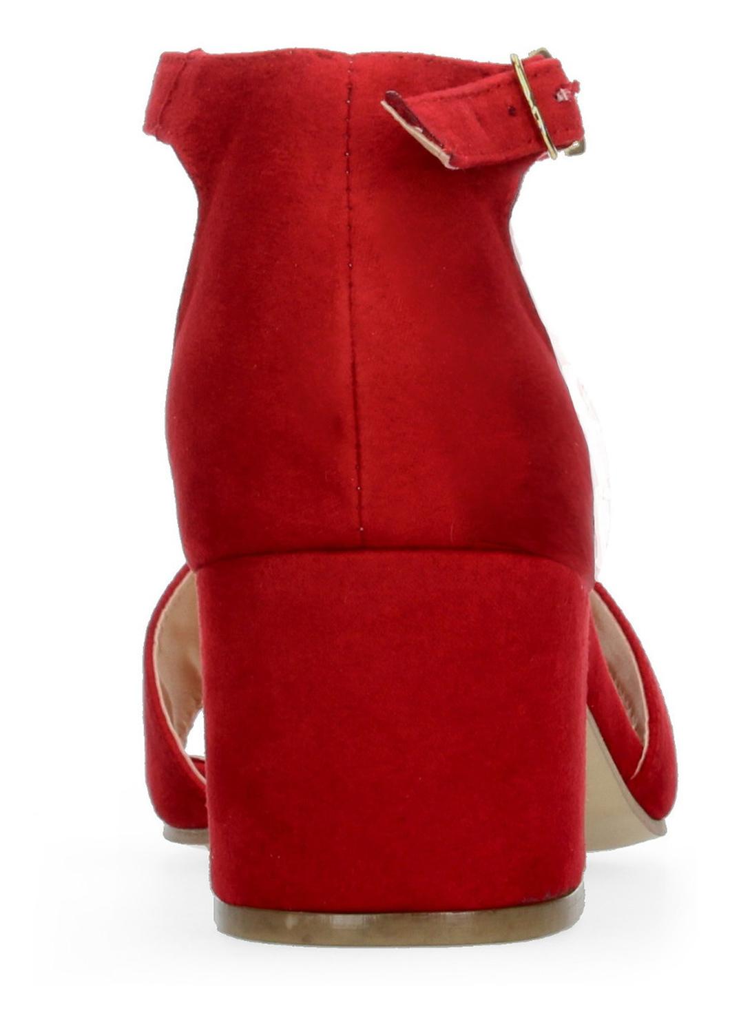 Sandalias Castanie Rojo Para Mujer [cas34], foto 8 de 11