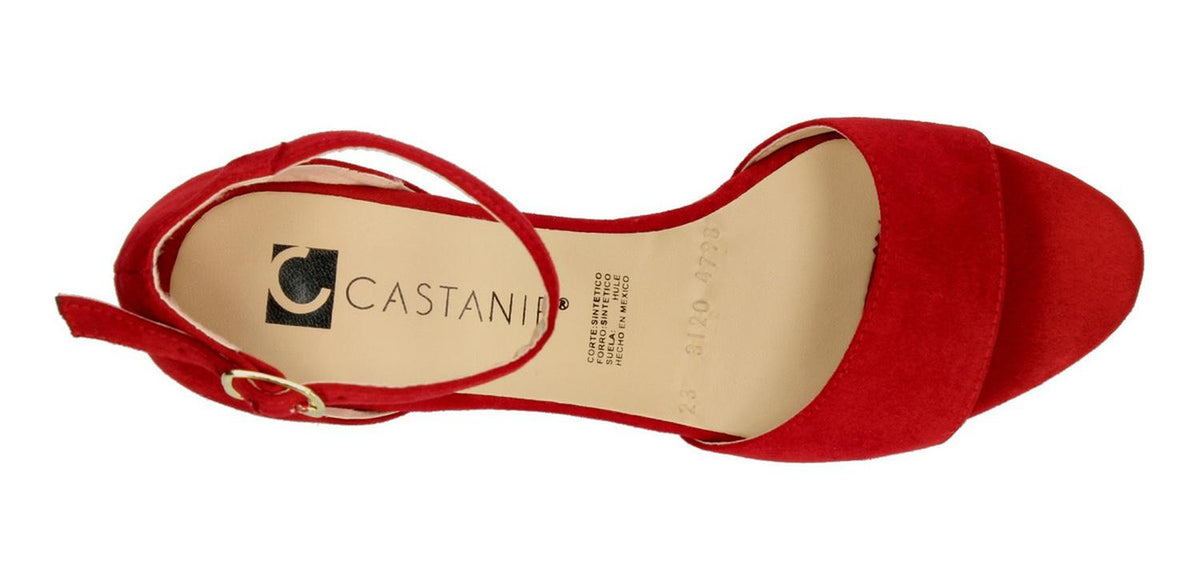 Sandalias Castanie Rojo Para Mujer [cas34], foto 9 de 11