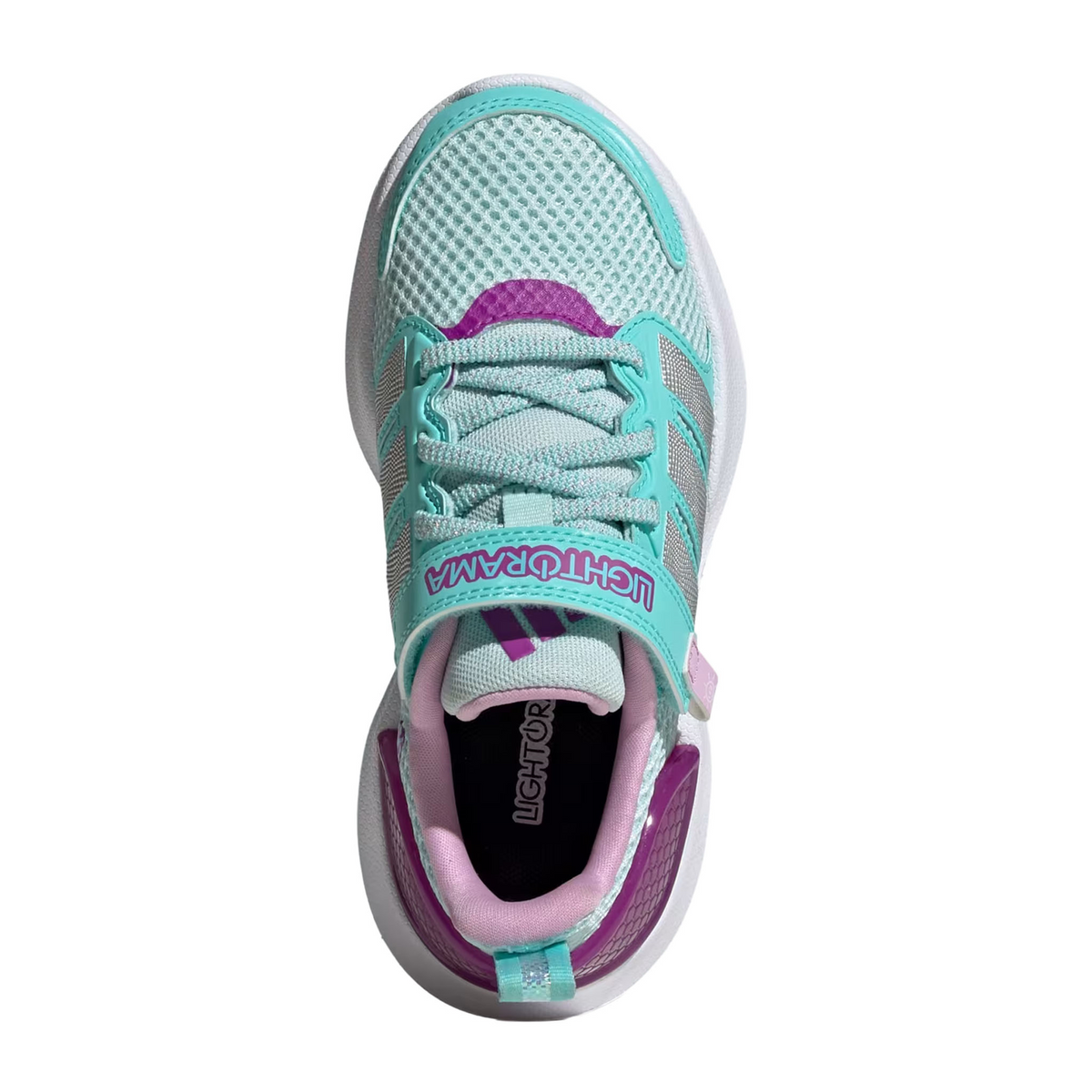 Tenis Adidas Lightorama Niña Azul Deportivo Luz Led Infantil T16-22, foto 7 de 10