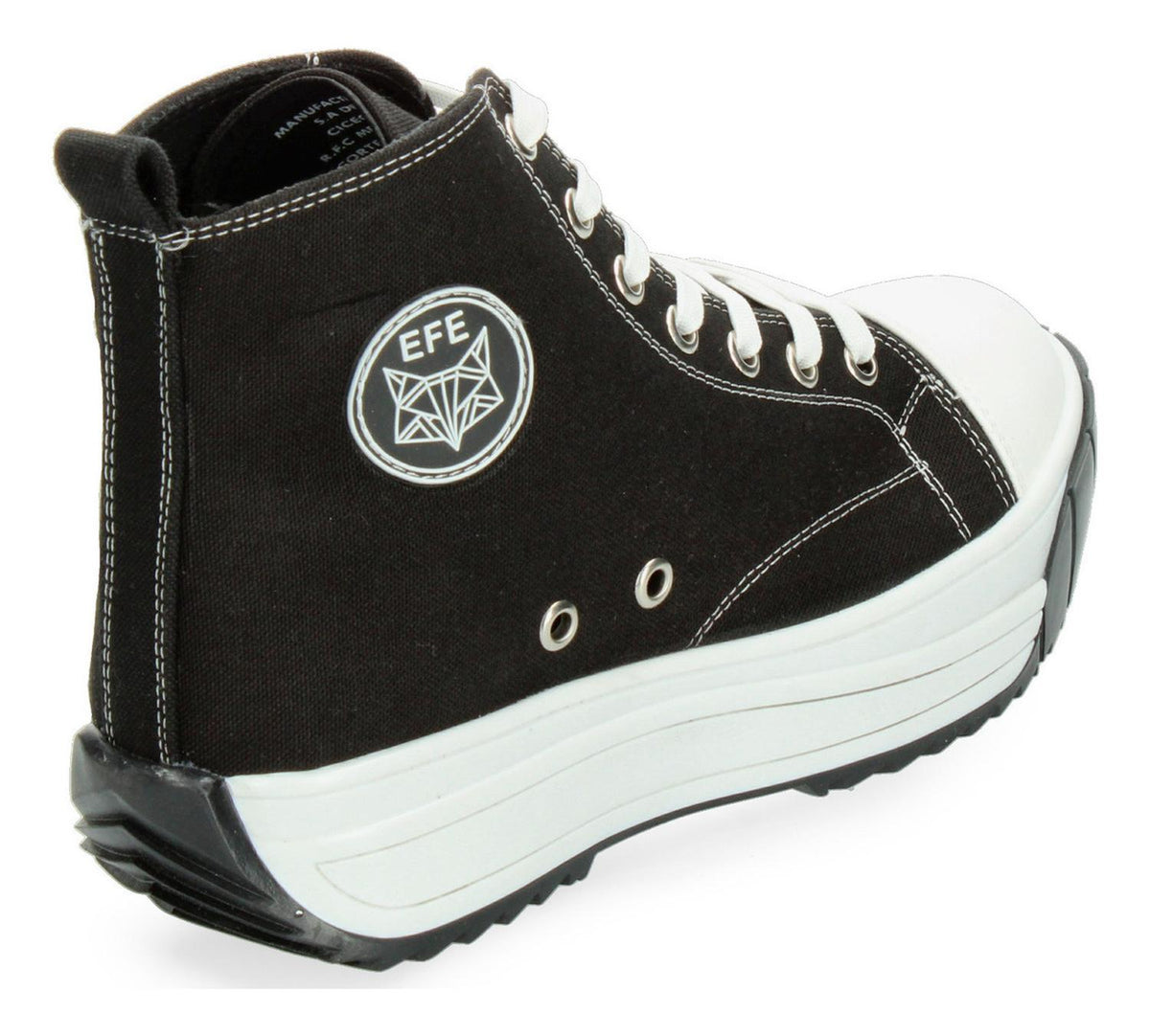Tenis Plataforma Efe Negro Para Mujer [efe1040], foto 5 de 11