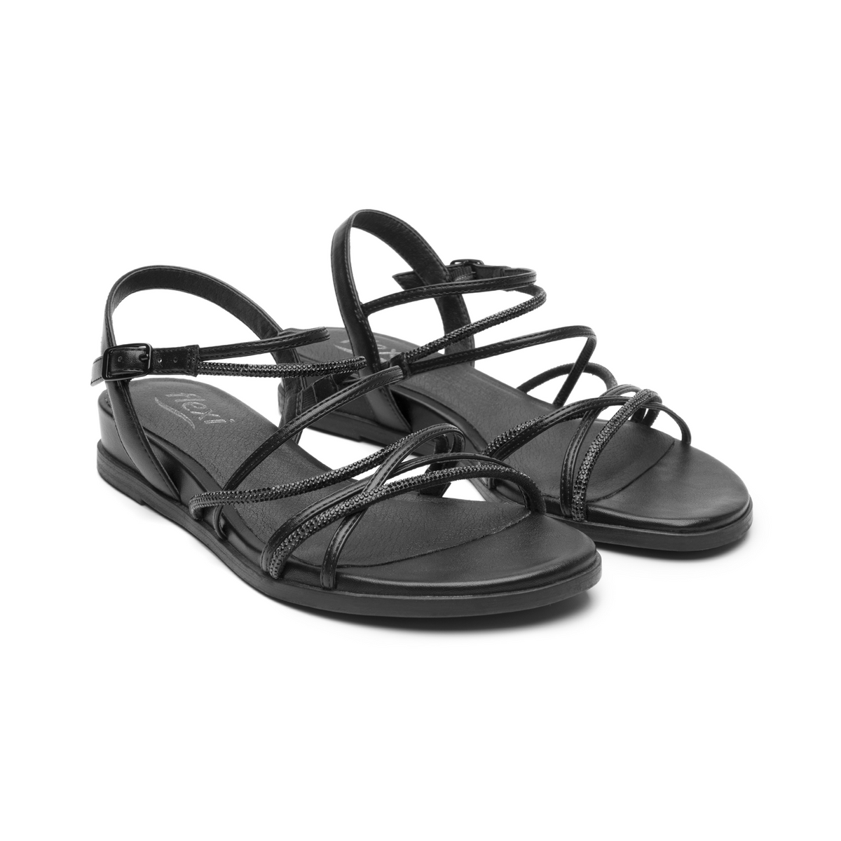 Sandalias Flexi Dama Negro Casual Para Mujer, foto 4 de 10