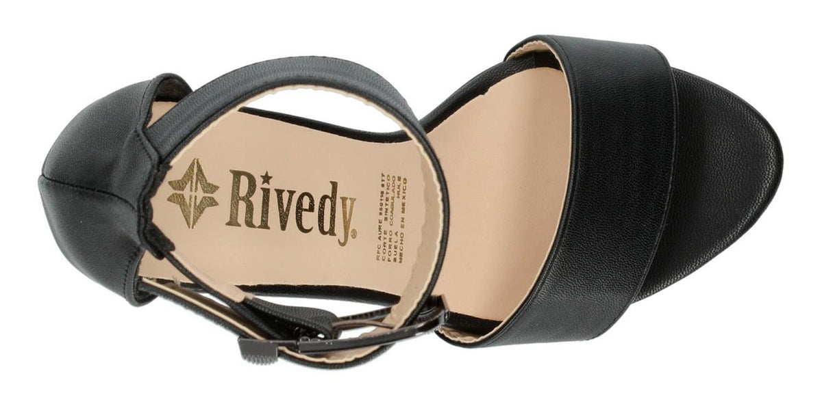 Sandalias Tacon Plataforma Chunky Negro Para Mujer [rve16], foto 8 de 10