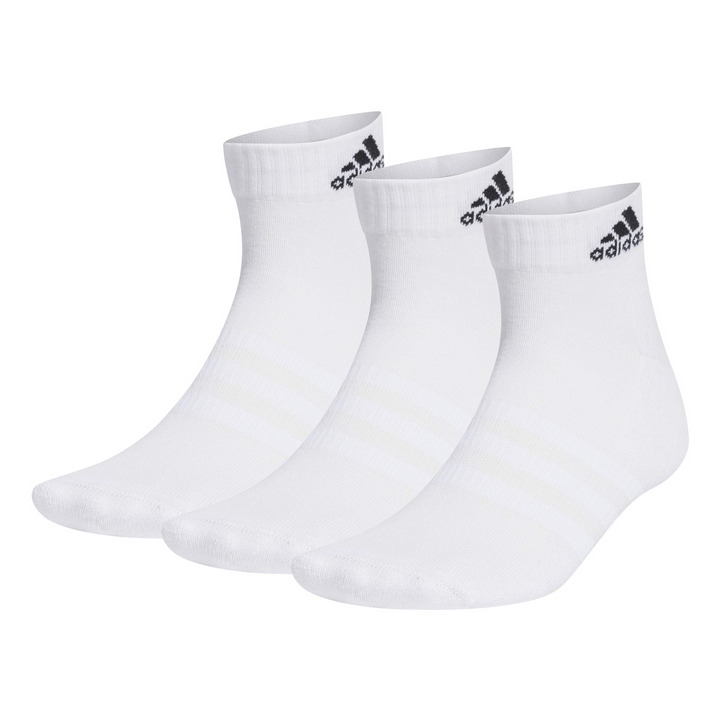 Calcetines Adidas Sportswear Blanco Tobillo 3 Pares Unisex