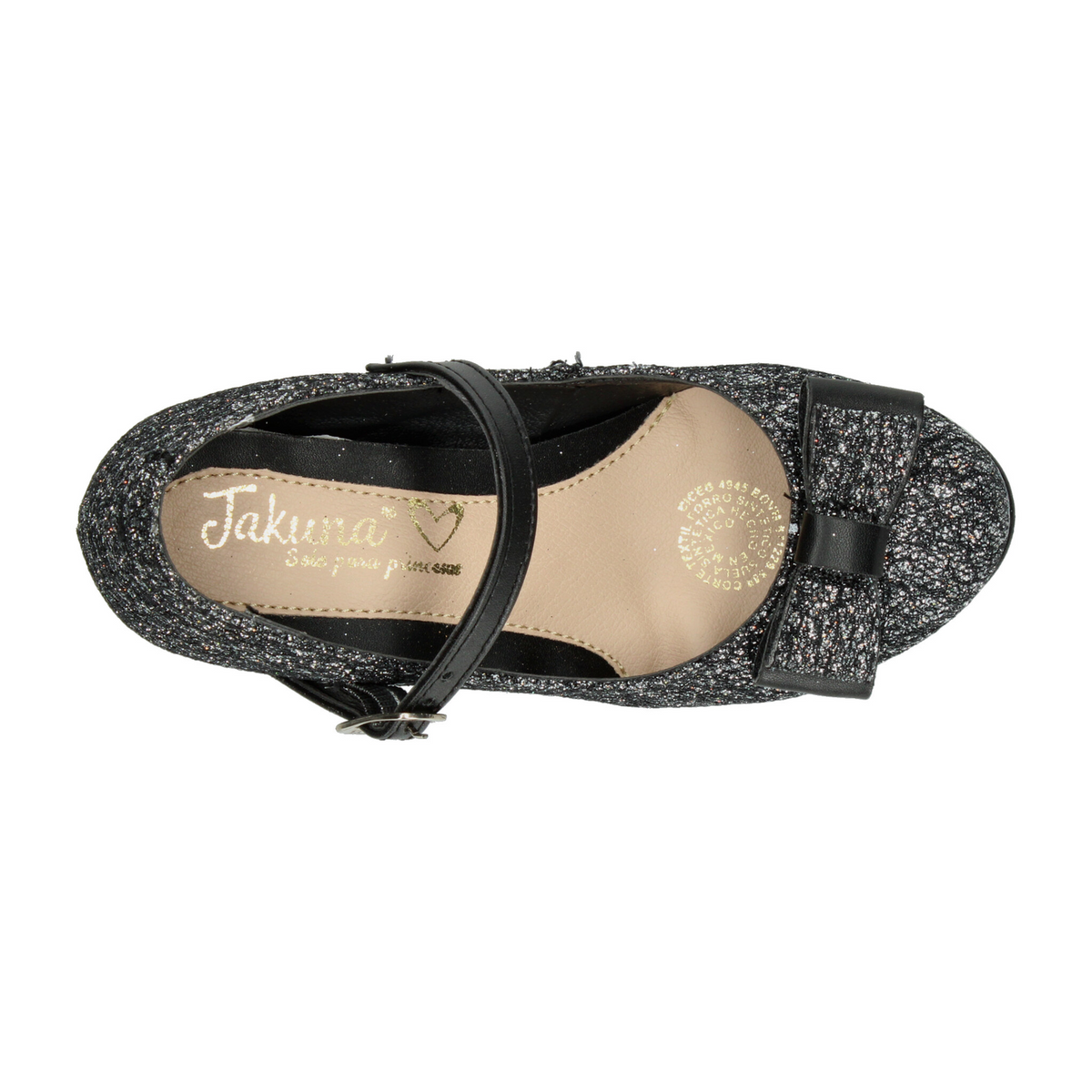 Zapato Ceremonia Jakuna Negro para Niña T18-22 [JAK393], foto 8 de 10