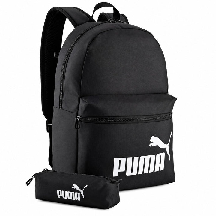 Mochila Puma Phase Negro Escolar Unisex 18L