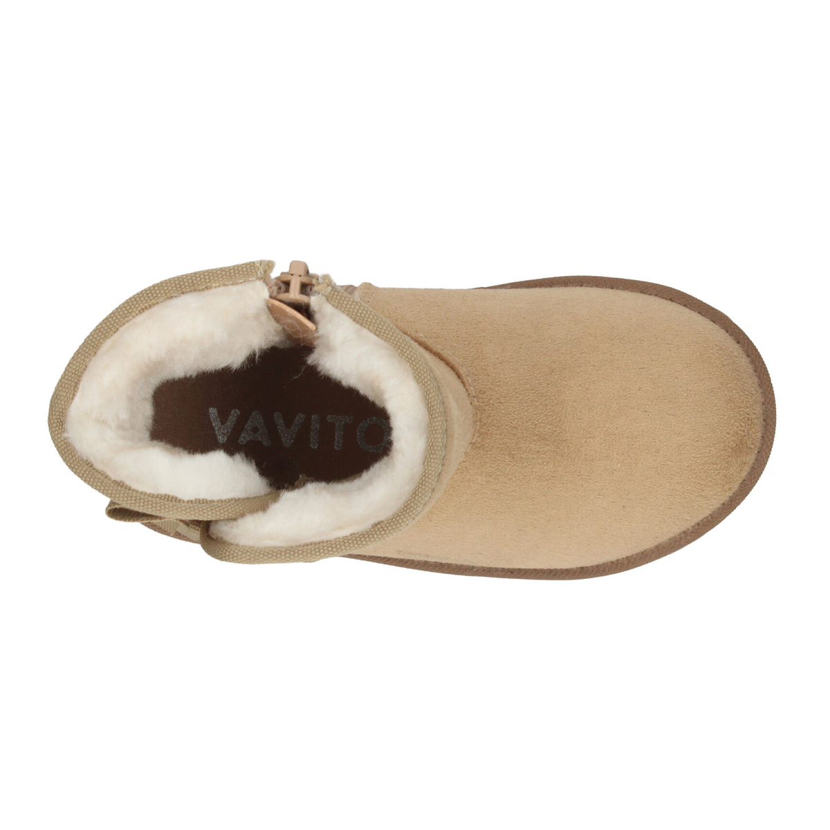 Bota Vavito Niña Beige Invierno Casual Peluche Infantil T15-18, foto 8 de 10