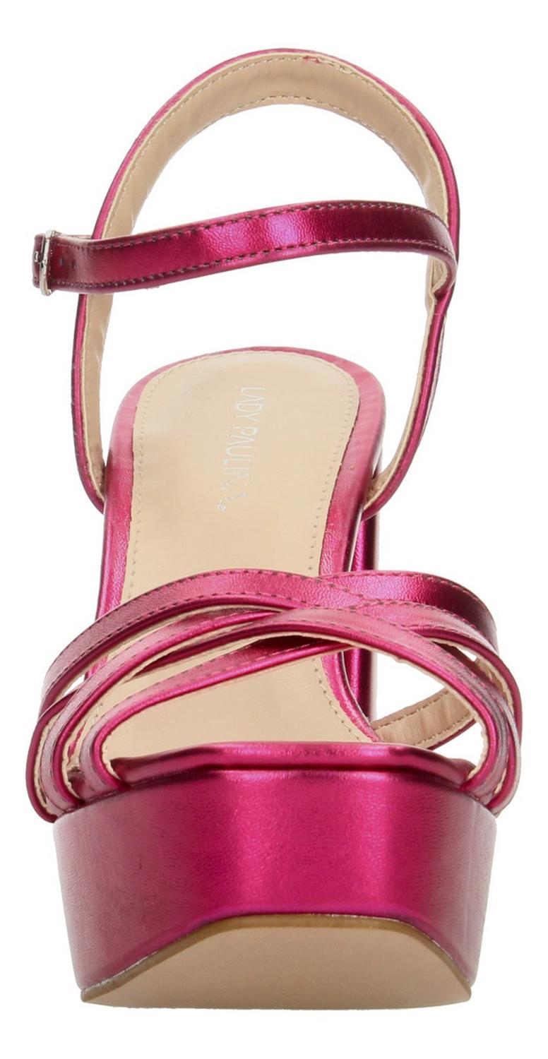 Sandalias De Fiesta Paulina Rosa Para Mujer [PAU951], foto 6 de 10