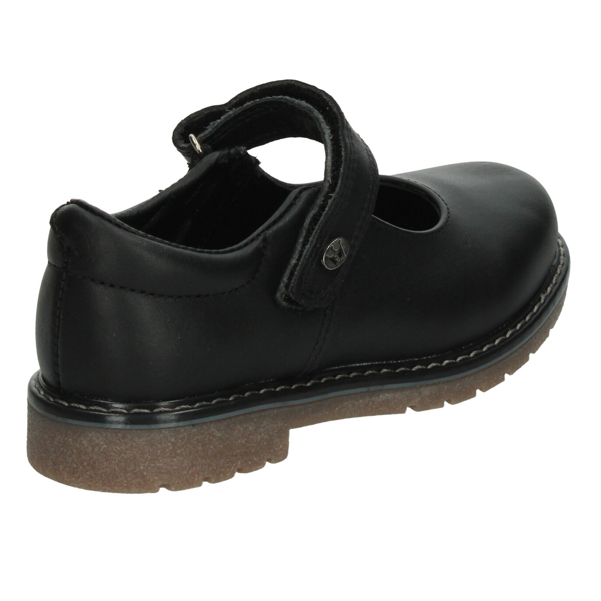 Zapato Jakuna Niña Negro Escolar Adhesivo Infantil T18-22, foto 3 de 10