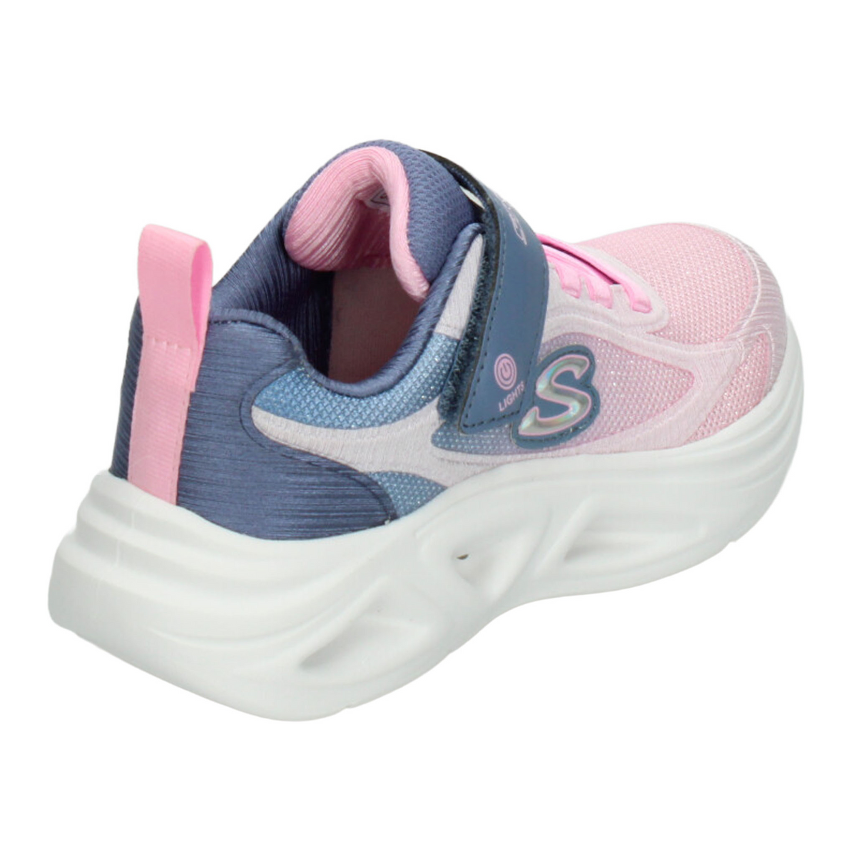 Tenis Skechers Niña Rosa Deportivo Led Infantil T17-22, foto 3 de 10