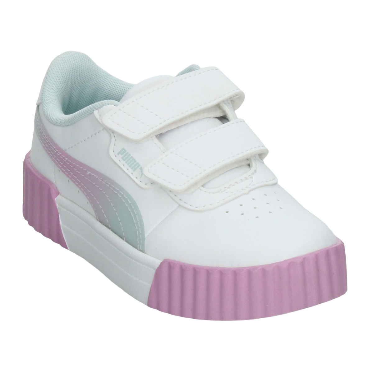 Tenis Puma Carina 3.0 Niña Blanco Casual Escolar Infantil T16-22, foto 4 de 10