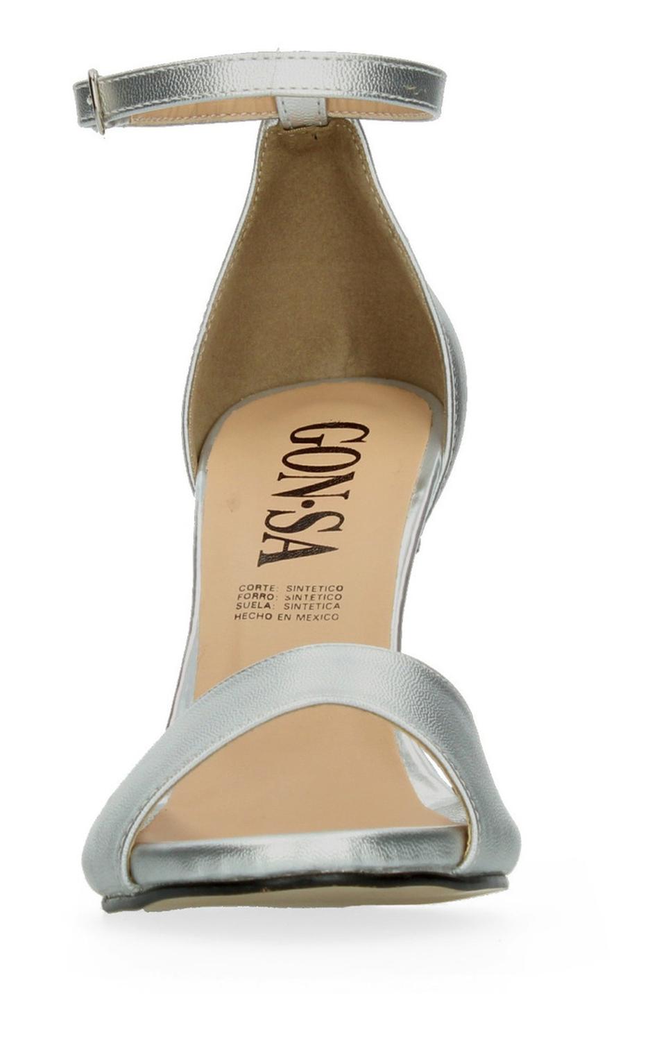 Sandalias De Fiesta Gonsa Plateado Para Mujer [gns137], foto 7 de 11