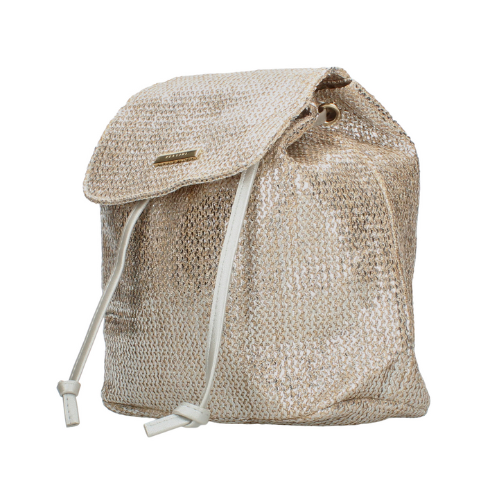 Mochila Felianna Dama Dorado Casual Para Mujer