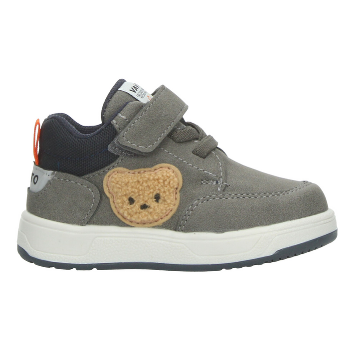 Tenis Vavito Niño Gris Deportivo Casual Tipo Bota Infantil T12-15