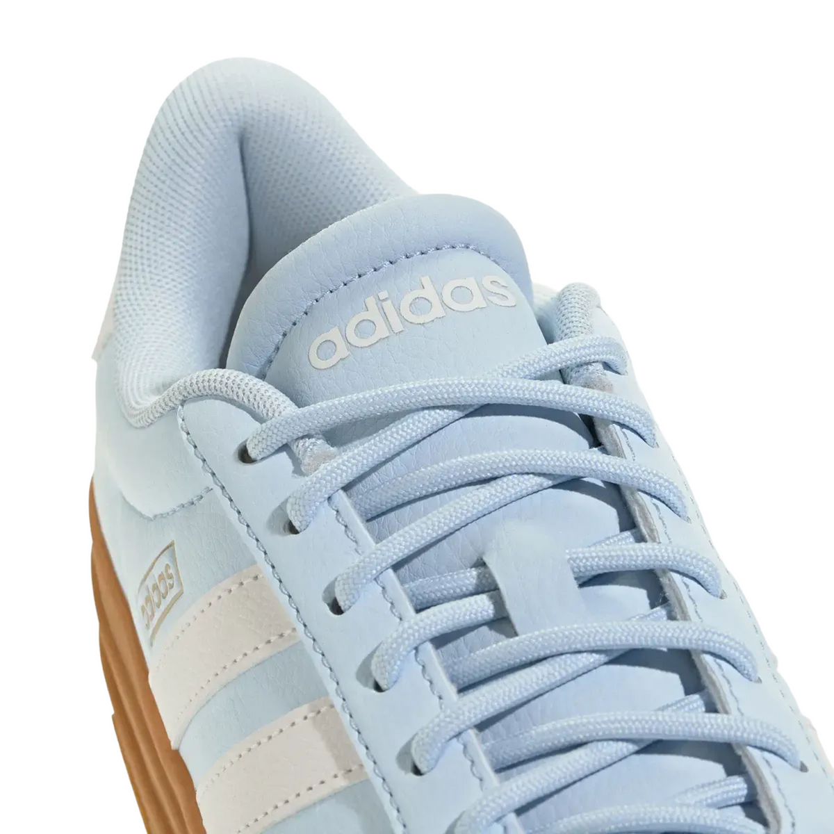 Tenis Adidas Court Bold Dama Azul Casual Cómodo Cintas Mujer, foto 5 de 10