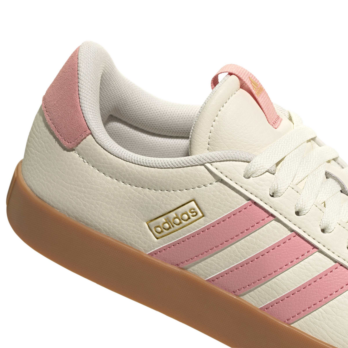 Tenis Adidas VL Court 3.0 Dama Off White Casual Cintas Mujer, foto 6 de 10
