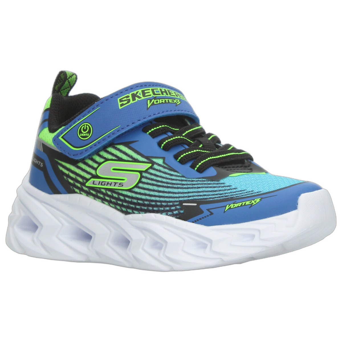 Tenis Skechers S Lights Niño Azul Casual Led Infantil T17-22, foto 2 de 10