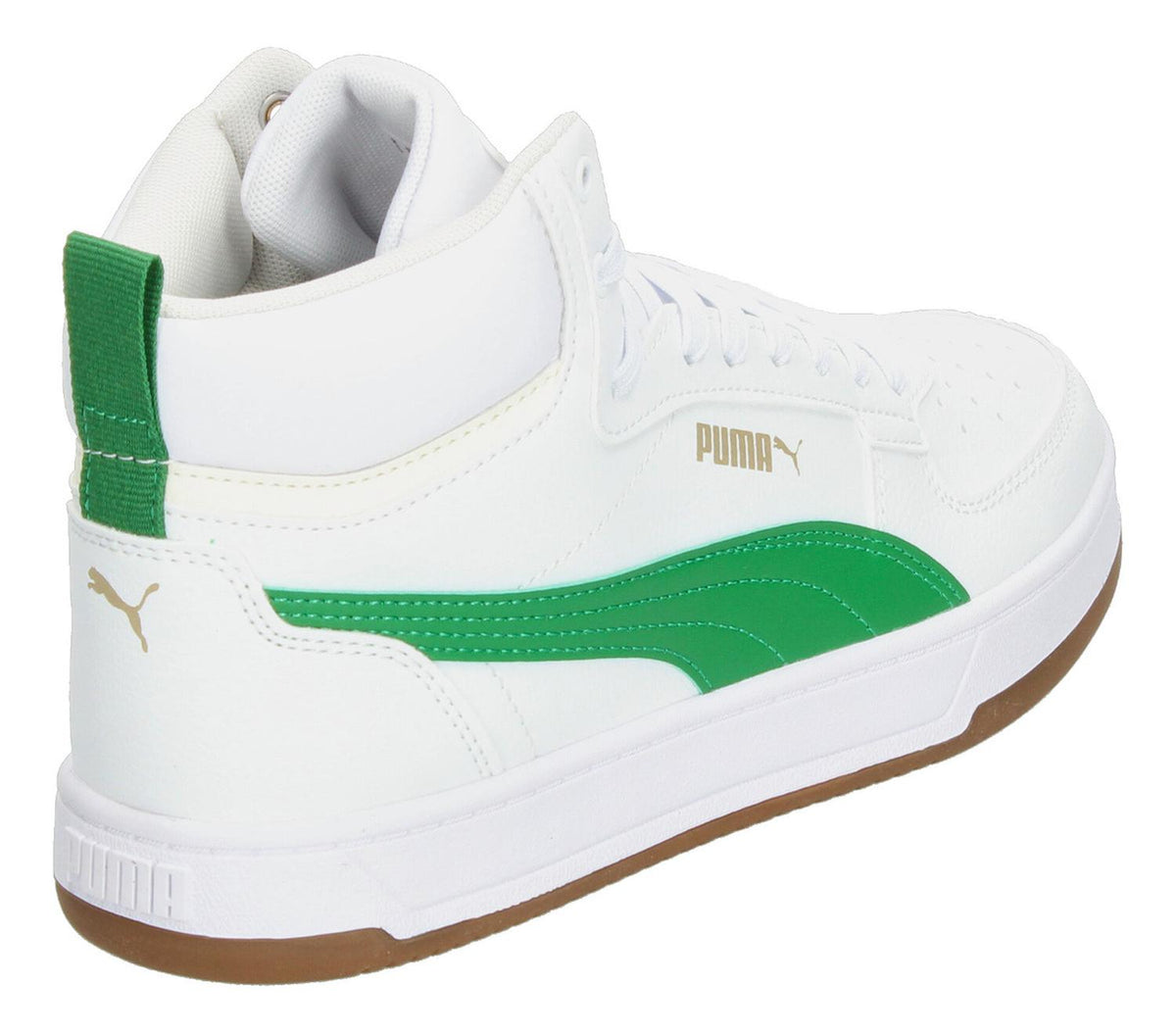 Tenis Puma Caven 2.0 Mid Blanco Con Verde Caballero Hombre, foto 5 de 12
