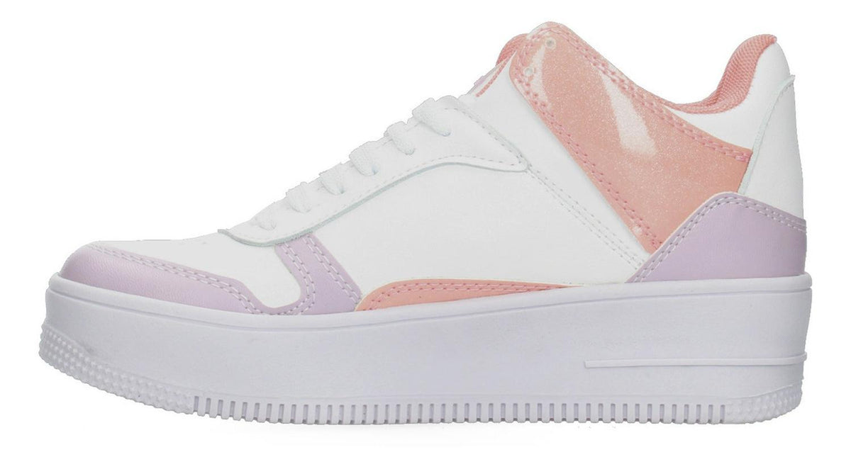 Tenis Bota Con Plataforma Blanco Para Mujer [mad19], foto 4 de 10