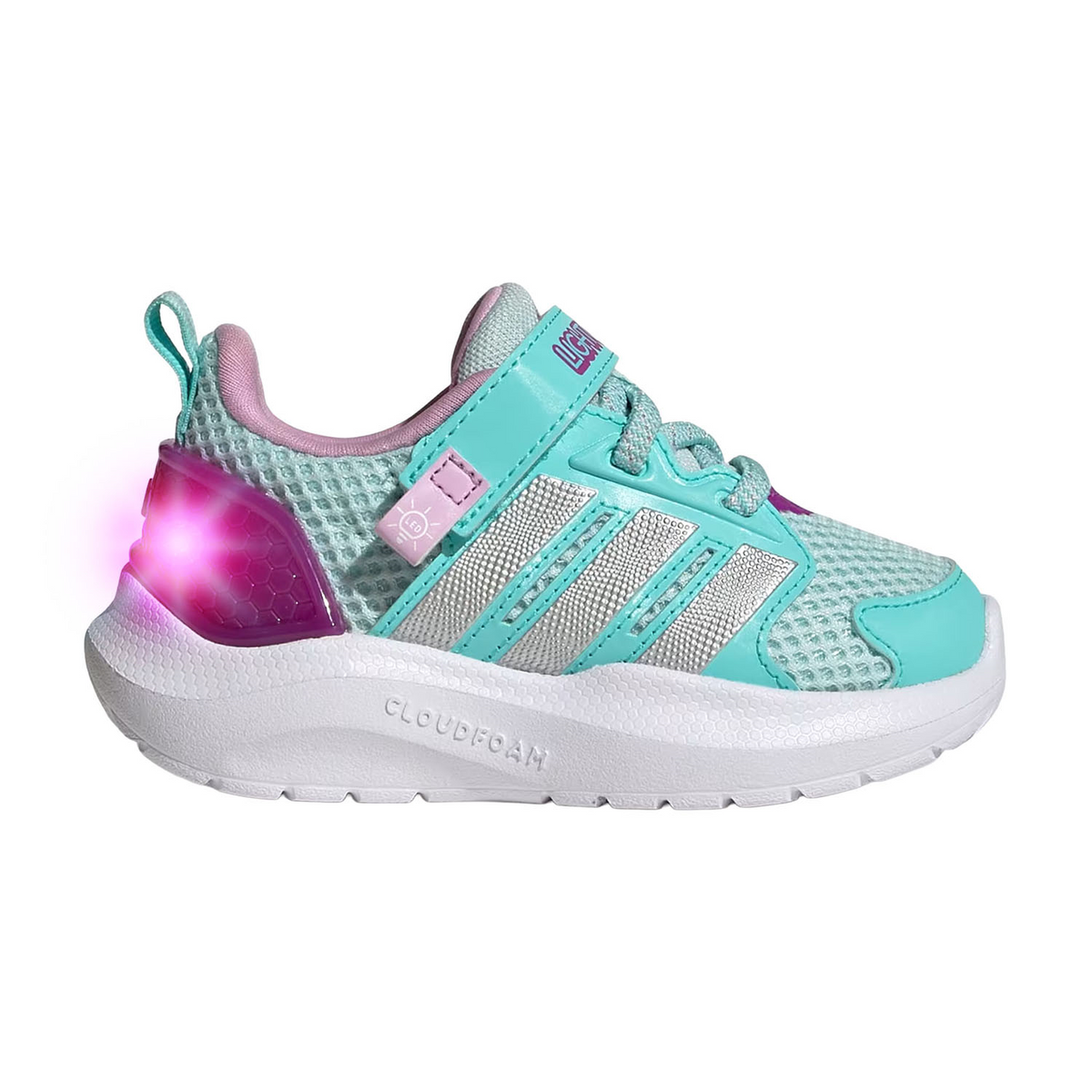 Tenis Adidas Lighorama Niña Azul Led Bebé Infantil T11-16, foto 9 de 10
