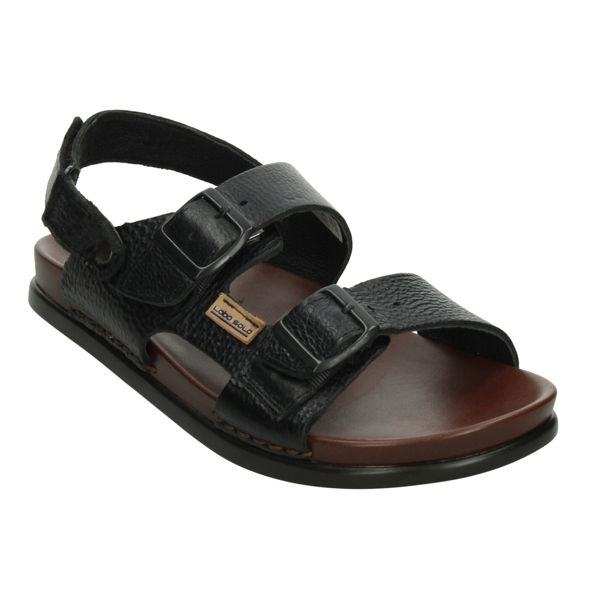 Sandalias Lobo Solo Hombre Negro Casual Para Caballero, foto 4 de 10
