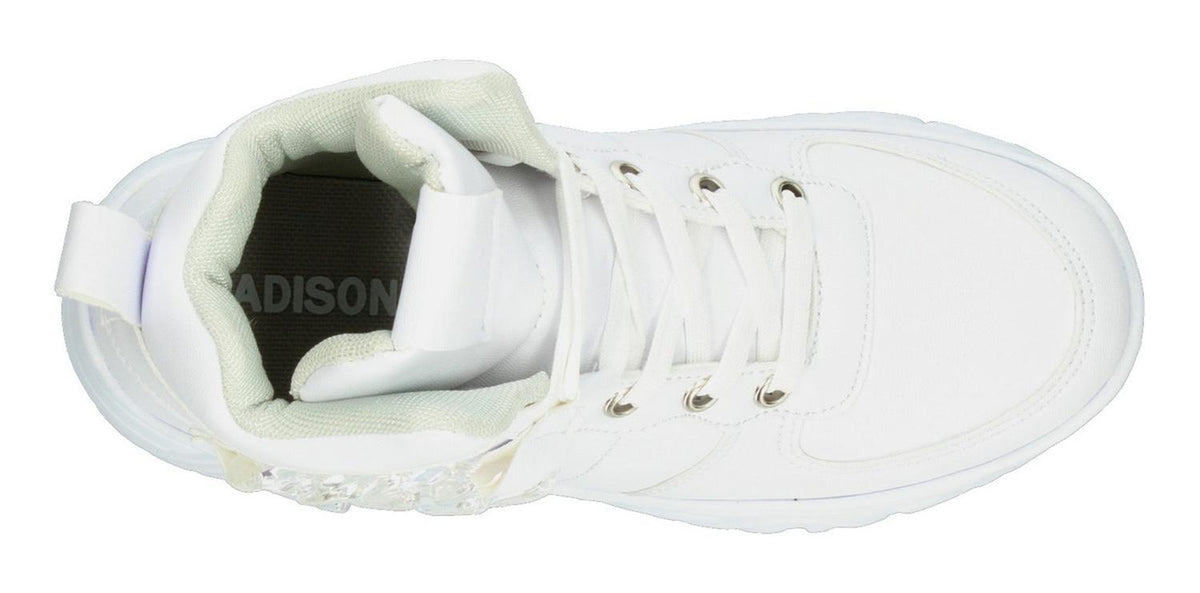Tenis Bota Con Plataforma Blanco Para Mujer [mad23], foto 9 de 11
