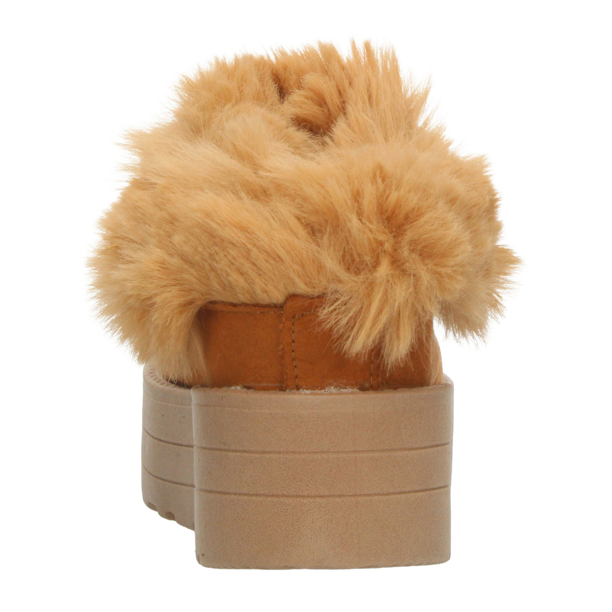 Zueco Rojo Cereza Dama Café Casual Pantufla Plataforma Mujer, foto 7 de 10