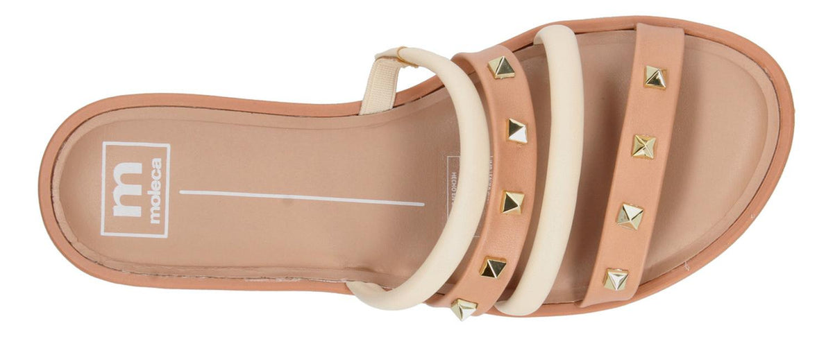 Sandalias Moleca Crema Para Mujer [mle25], foto 8 de 9