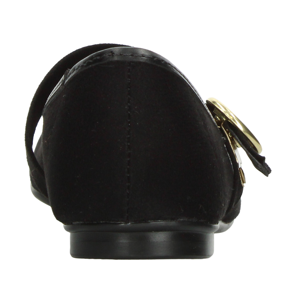 Flats Moleca Dama Negro Casual Mary Jane Hebilla Mujer, foto 7 de 10