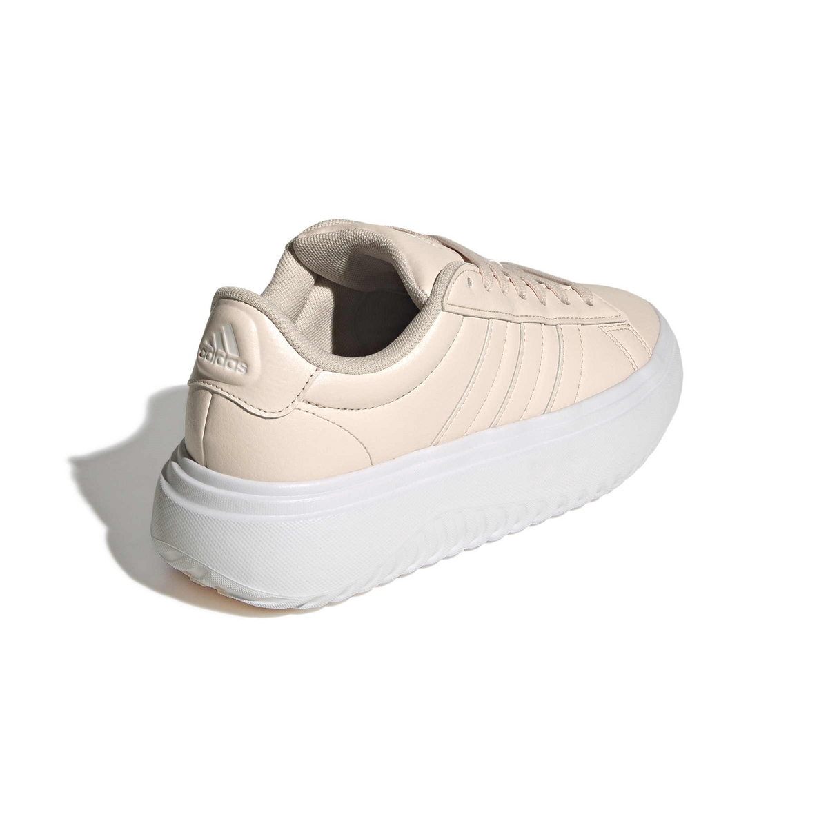 Tenis Adidas Grand Court Platform Dama Rosa Casual Para Mujer, foto 3 de 10