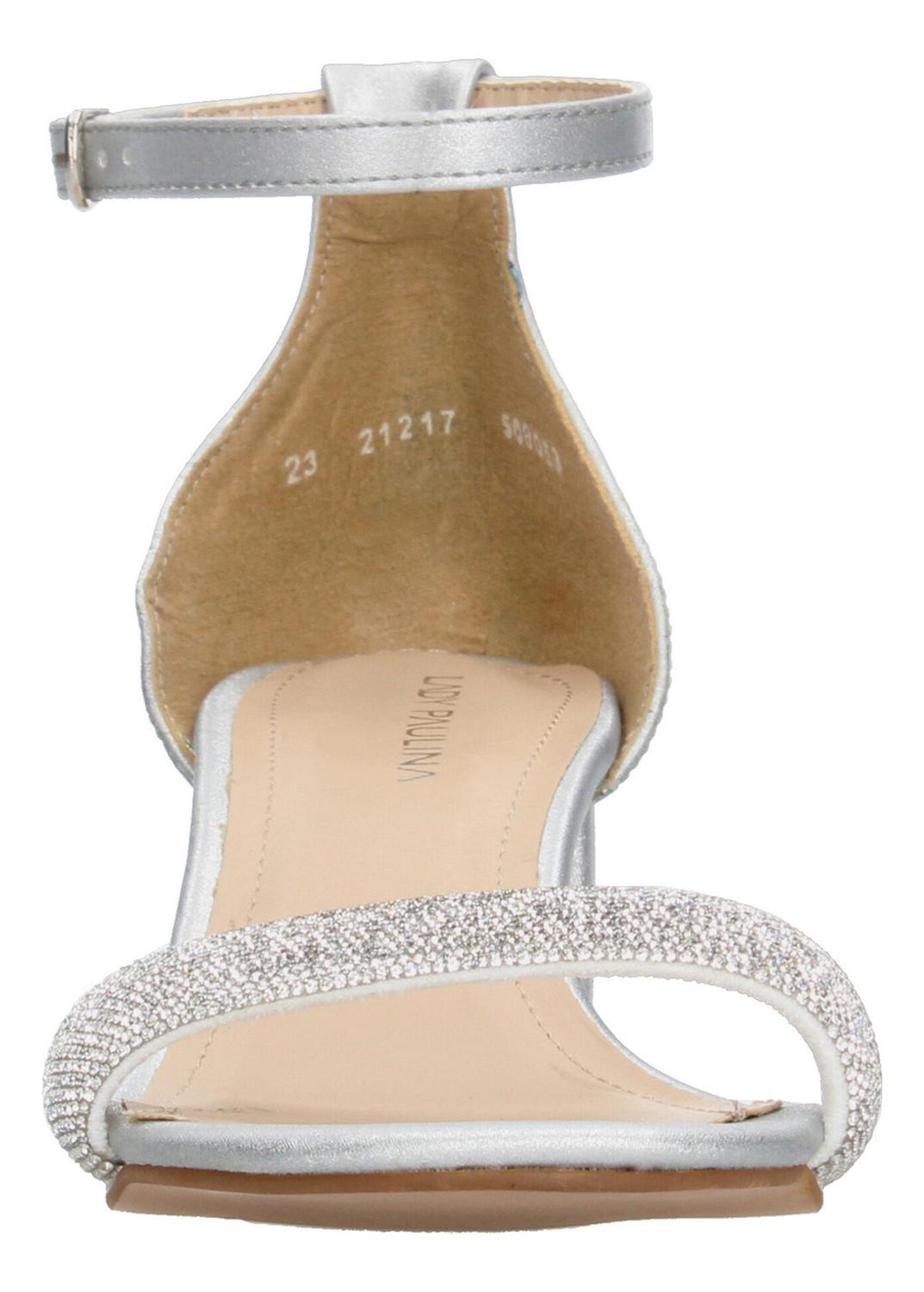 Sandalias De Fiesta Paulina Plateado Para Mujer [pau1024], foto 6 de 10