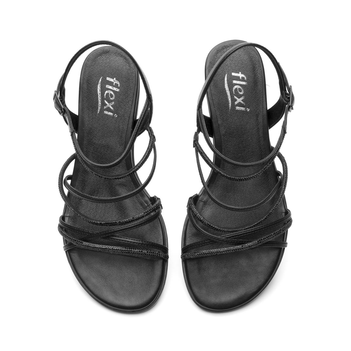 Sandalias Flexi Dama Negro Casual Para Mujer, foto 8 de 10