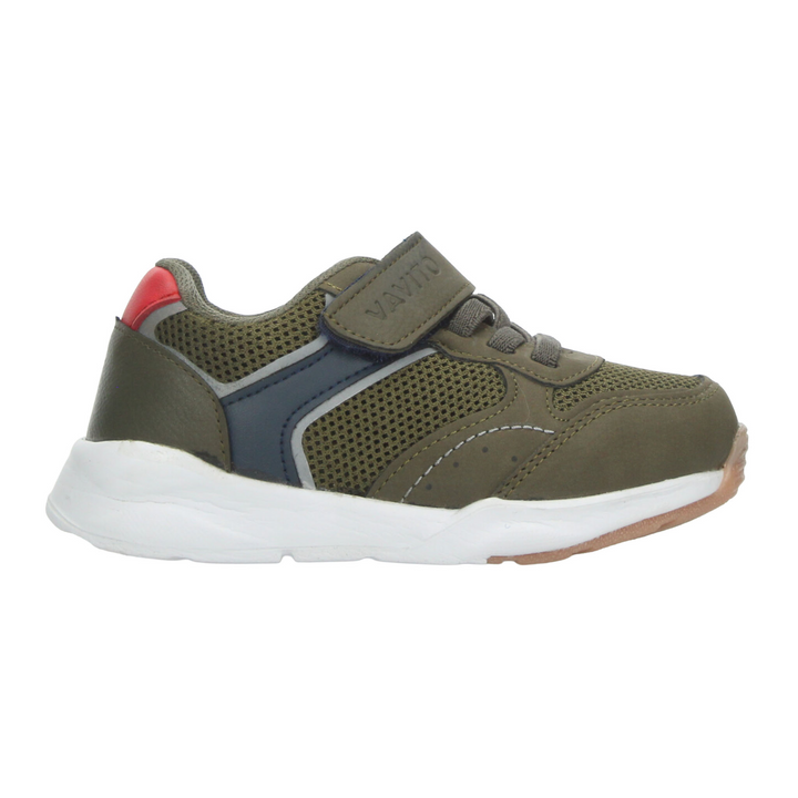 Tenis Vavito Niño Verde Deportivo Ajustable Infantil T18-22