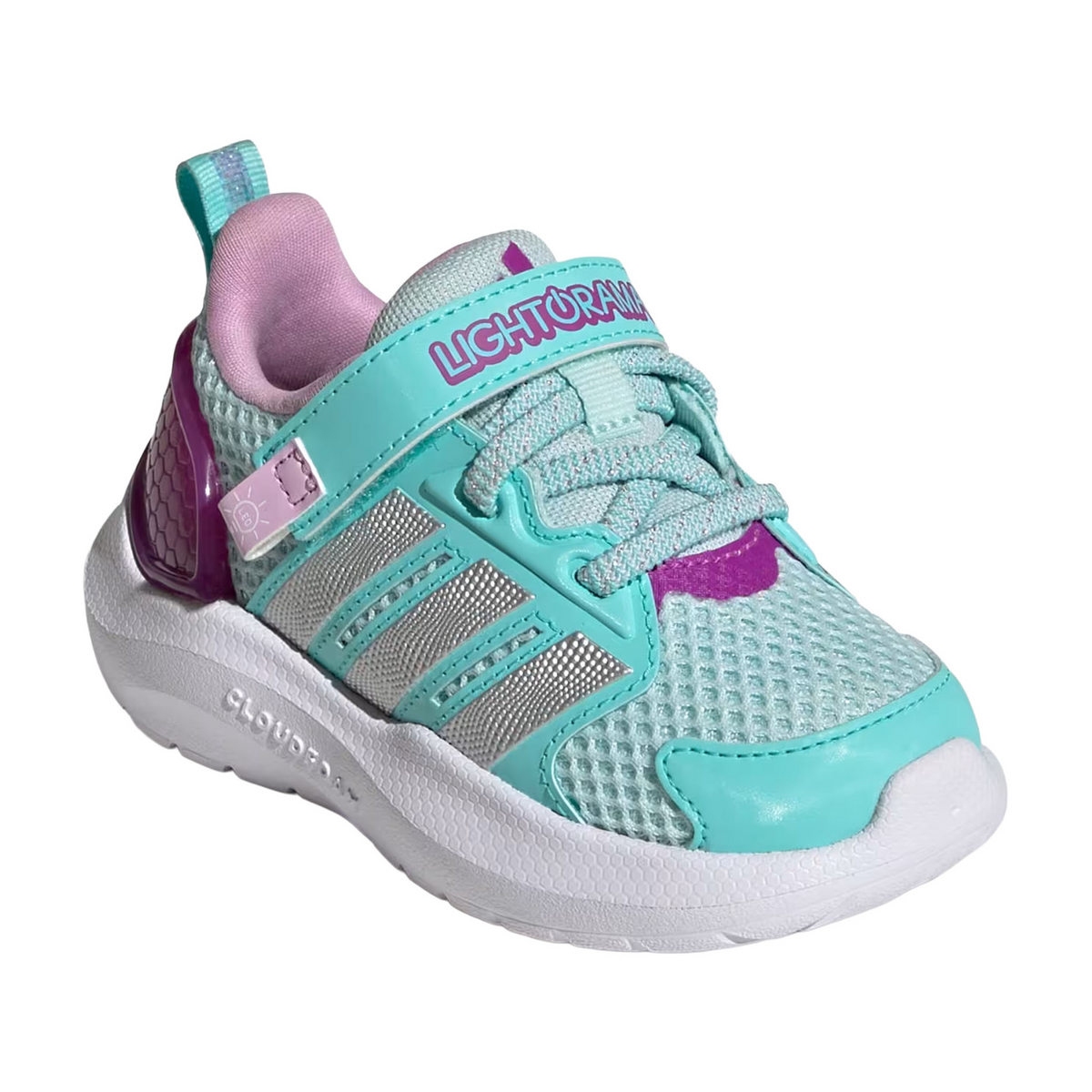 Tenis Adidas Lighorama Niña Azul Led Bebé Infantil T11-16, foto 2 de 10