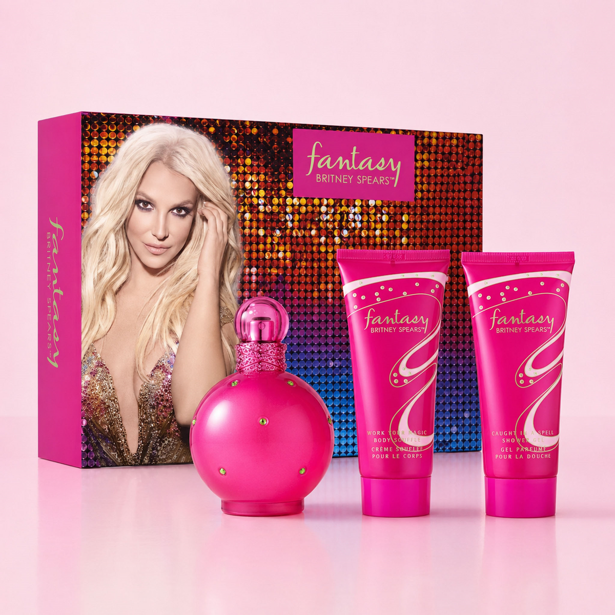 Set Perfume Britney Spears Fantasy EDP 3 Pzs Mujer 100ml, foto 4 de 10