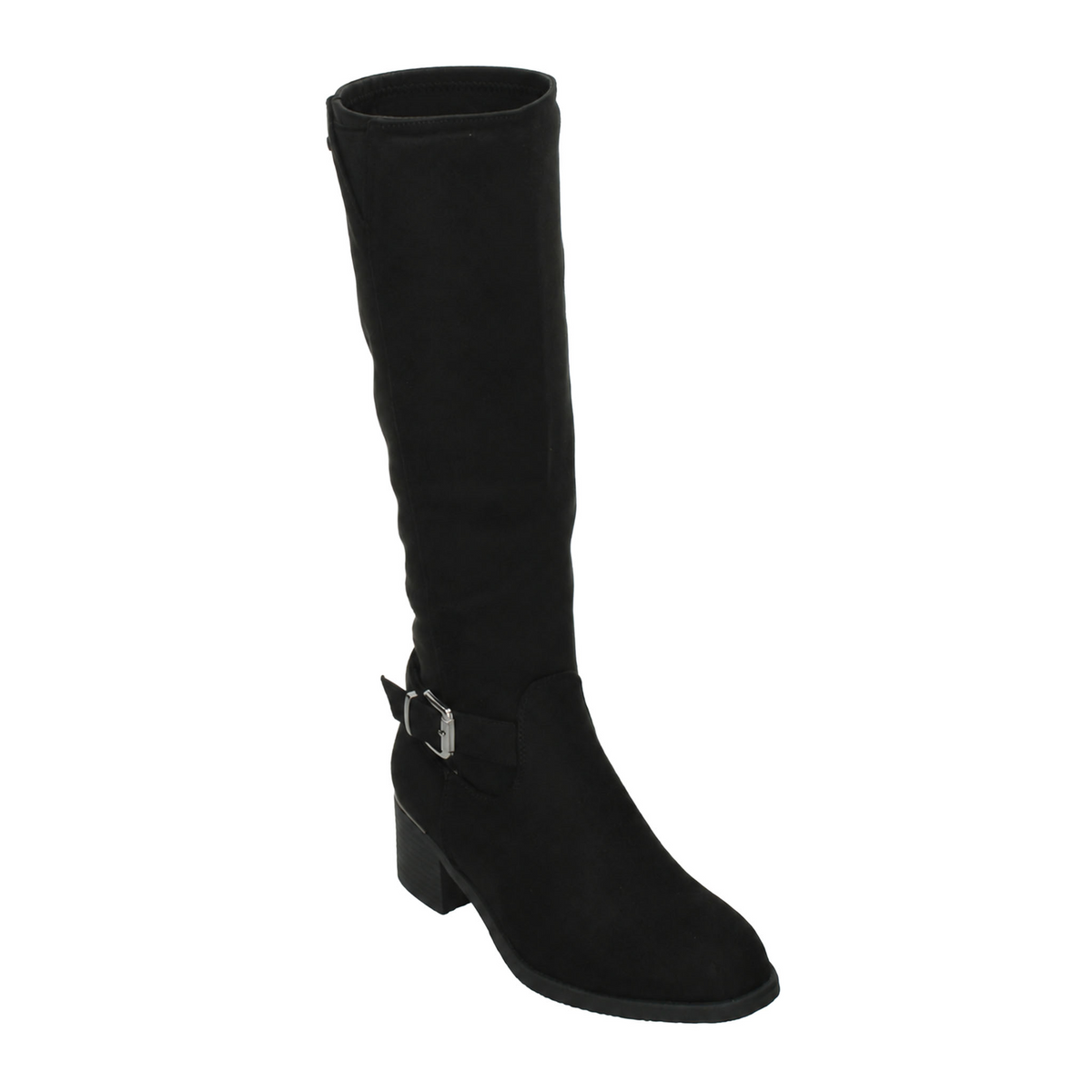 Bota Perugia Dama Negro Casual Larga Tacón Cierre Mujer, foto 4 de 10