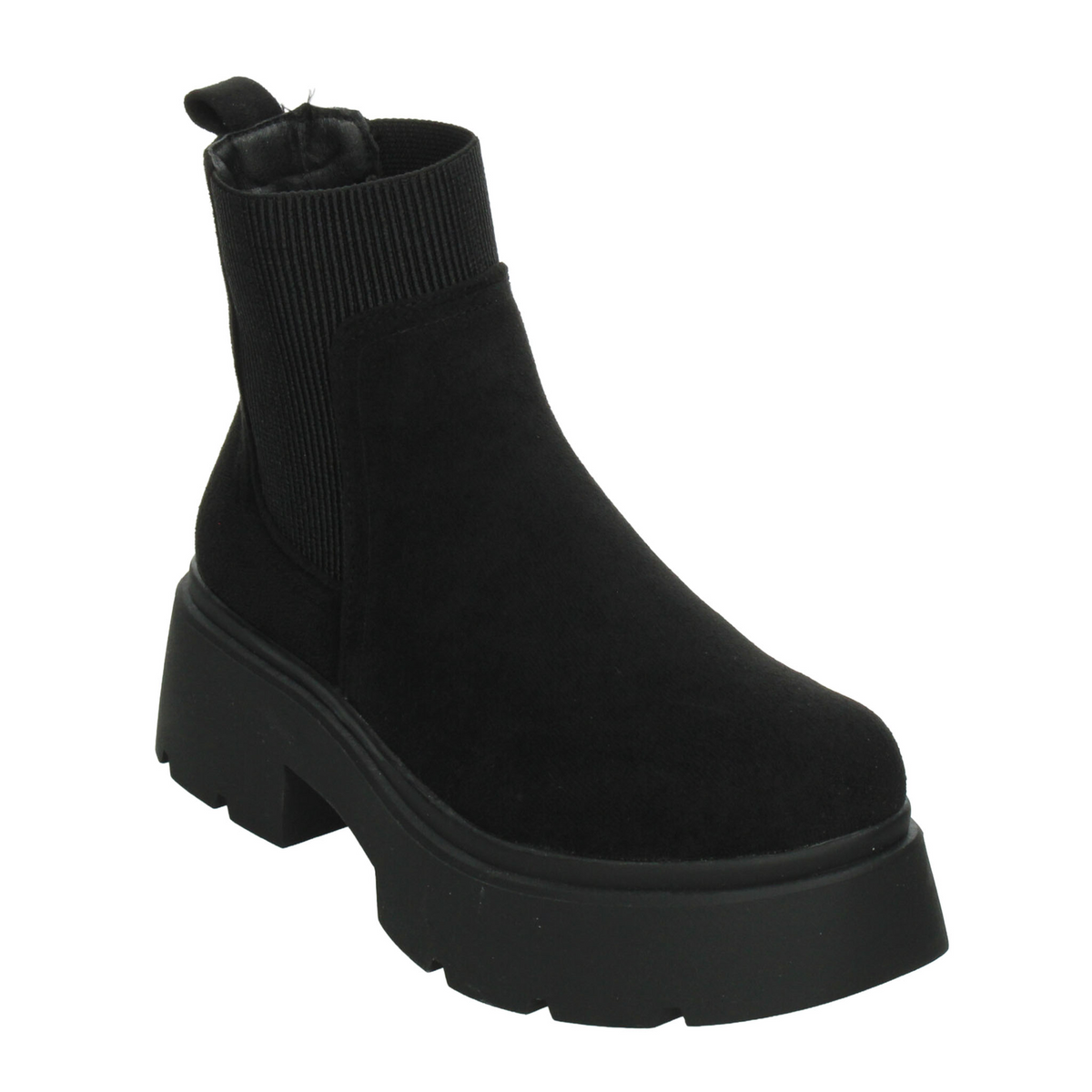 Botín Perugia Dama Negro Casual Plataforma Slip On Mujer, foto 4 de 10
