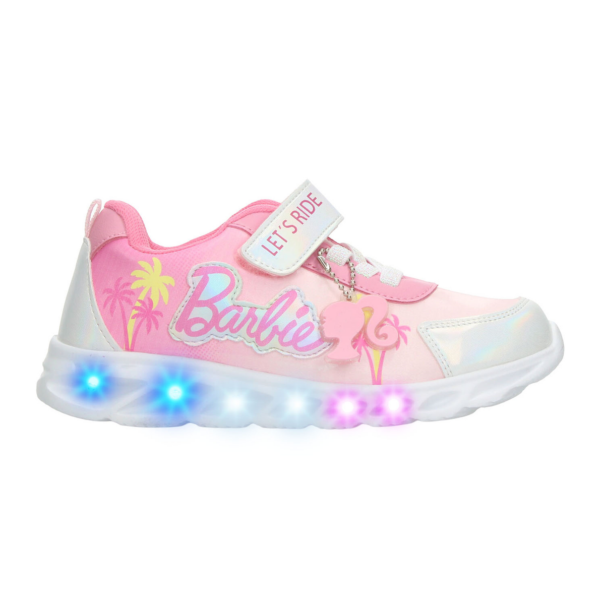 Tenis Barbie Niña Rosa Casual Luz Led Juvenil T22-25, foto 10 de 10