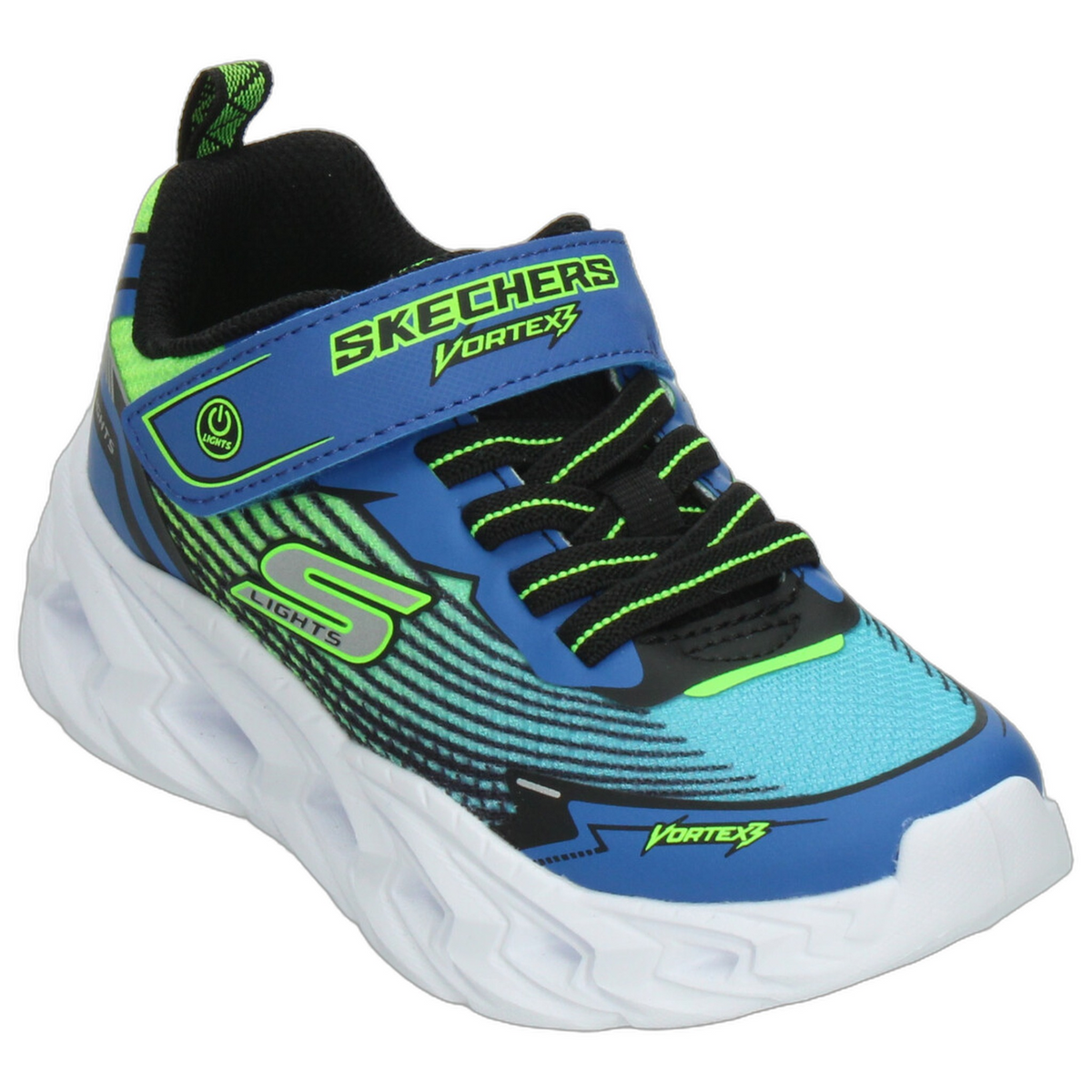 Tenis Skechers S Lights Niño Azul Casual Led Infantil T17-22, foto 4 de 10