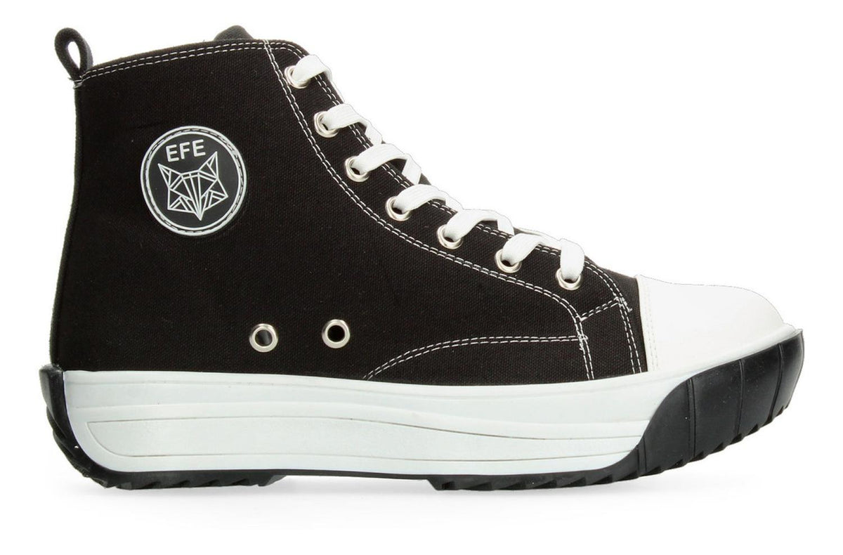 Tenis Plataforma Efe Negro Para Mujer [efe1040], foto 3 de 11