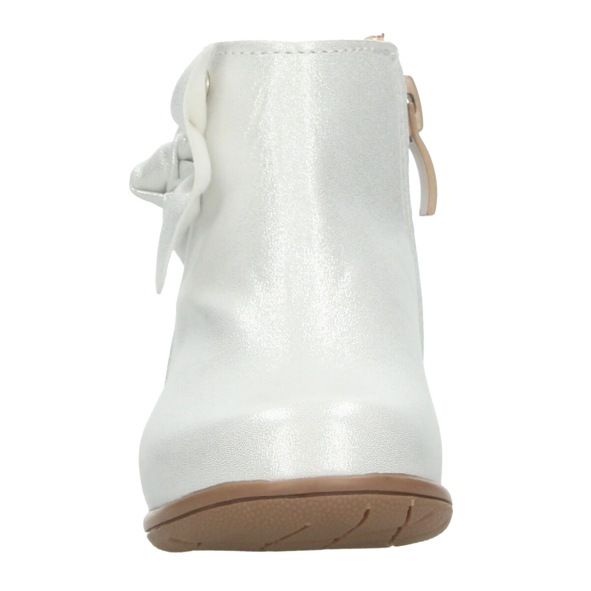 Bota Jakuna Niña Plateado Casual Cierre Infantil T12-15, foto 6 de 10