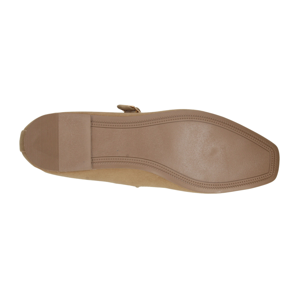Flats Paulina Mary Jane Dama Camel Café Casual Gamuza Mujer, foto 9 de 10