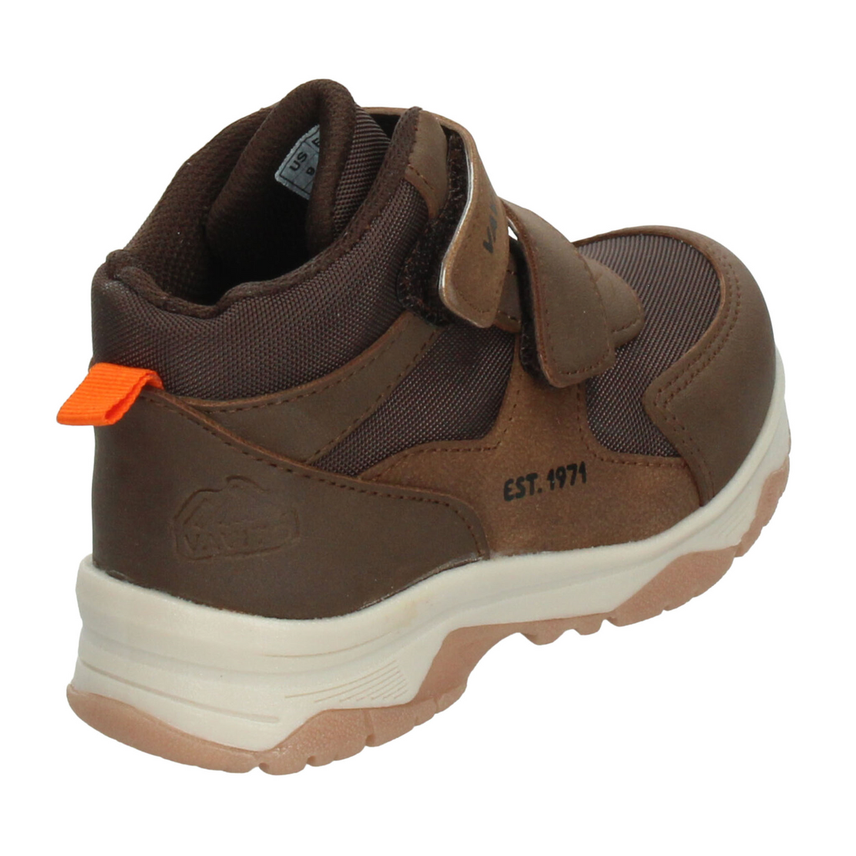 Bota Vavito Niño Café Casual Cintas Adhesivas Infantil T15-18, foto 3 de 10