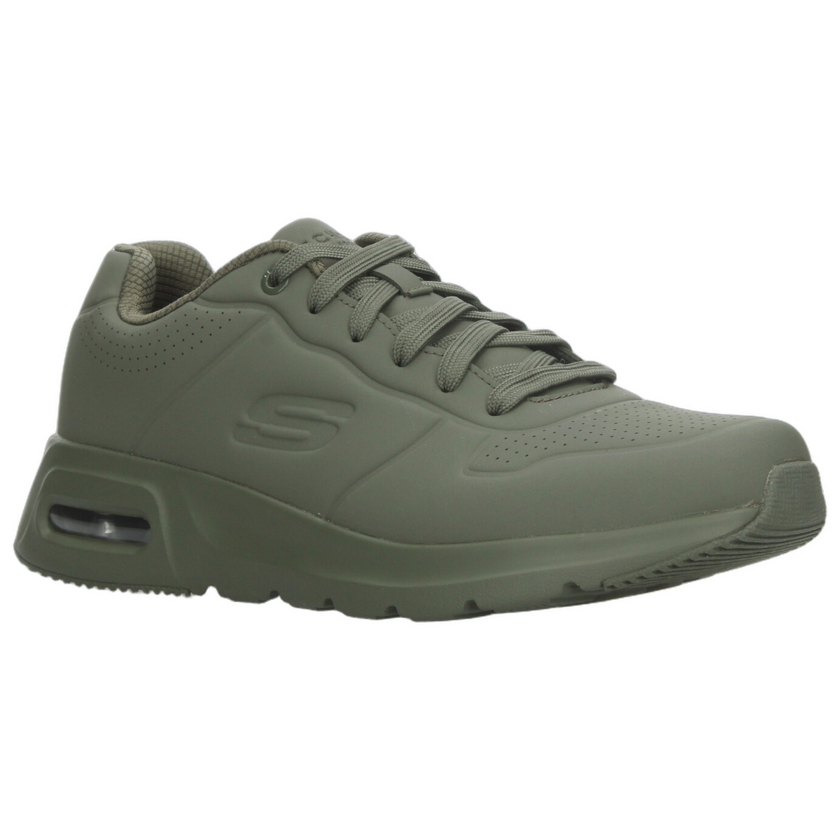 Tenis Skechers Uno Hombre Verde Oliva Casual Cinta Caballero, foto 2 de 10