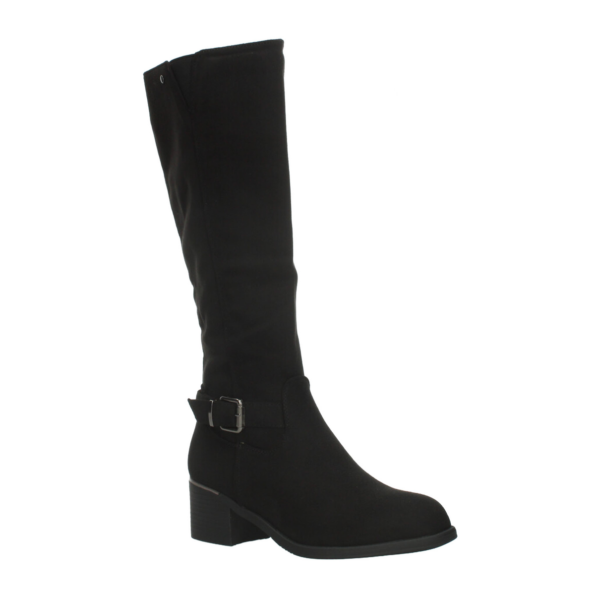 Bota Perugia Dama Negro Casual Larga Tacón Cierre Mujer, foto 2 de 10