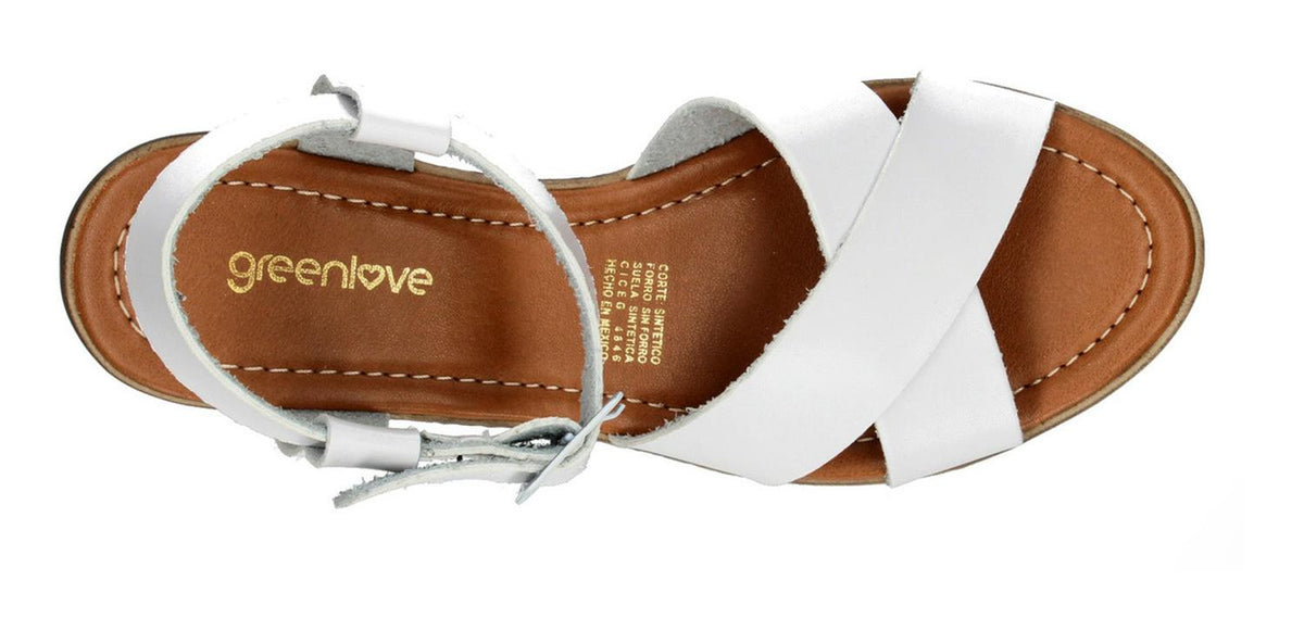 Sandalias Green Love Para Mujer 92051 Blanco [gre31], foto 8 de 10