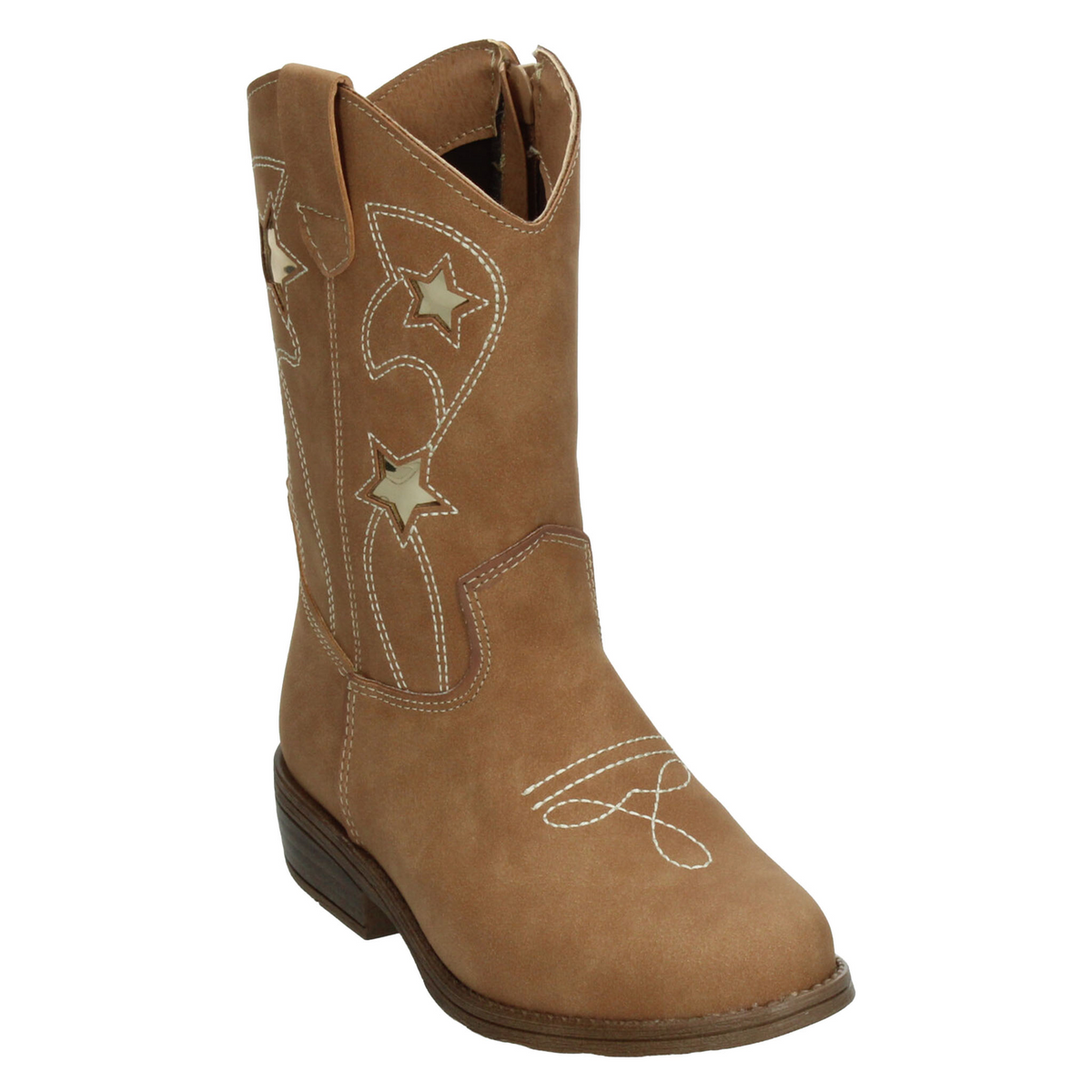 Bota Vavito Niña Camel Vaquera Casual Cierre Infantil T18-22, foto 4 de 10